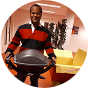 Sebastian Mafwenga - Tester Weber barbecue